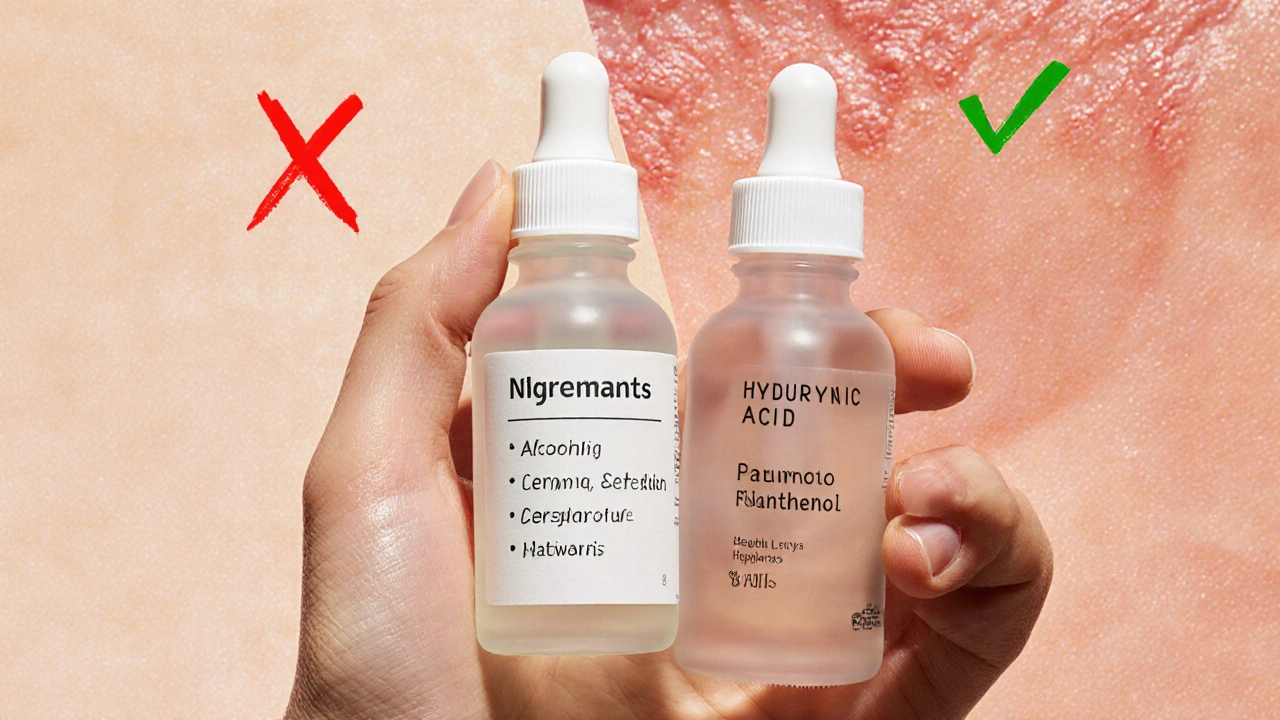 Dvě séra vedle sebe: jedno s škodlivými přísadami, druhé s čistými účinnými látkami.