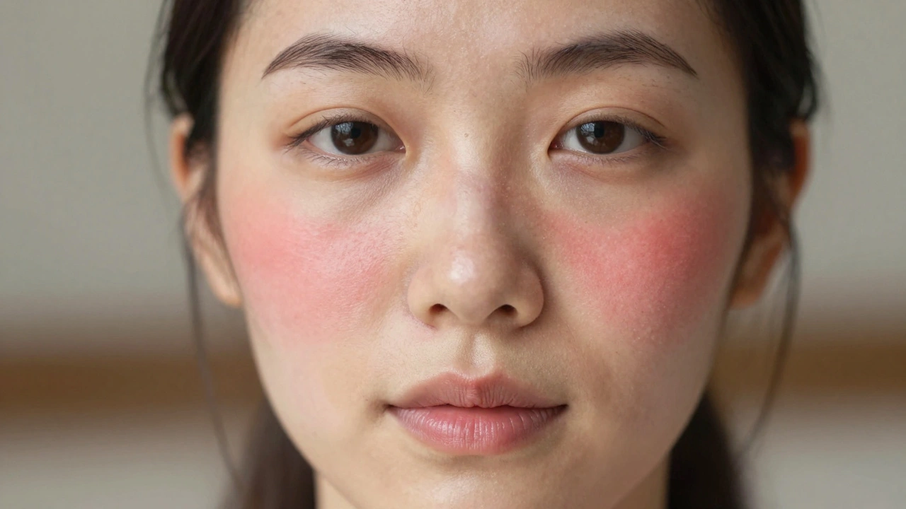 Co znamenají červené fleky na obličeji? Příčiny a co s nimi dělat