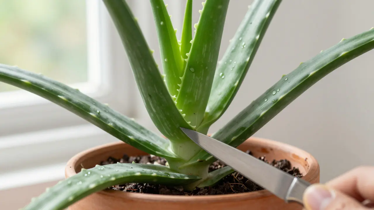 Jak správně získat šťávu z aloe vera z domácího listu