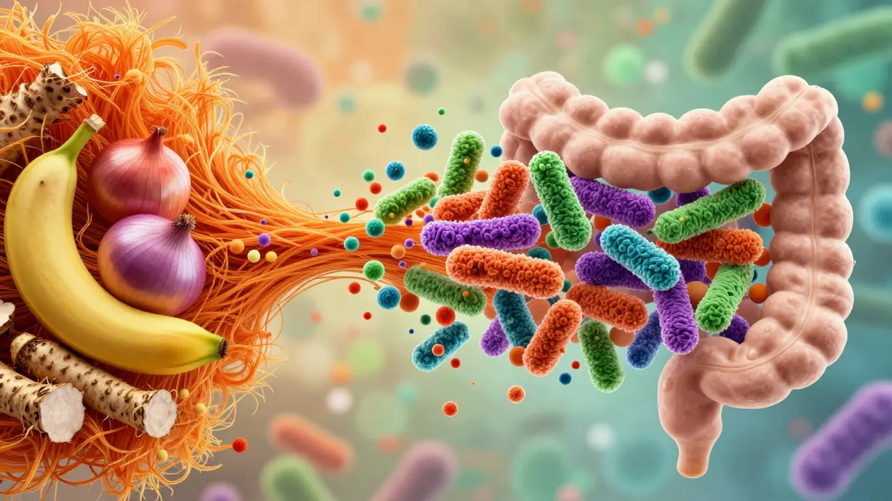 Koncept synergii mezi prebiotiky a probiotiky
