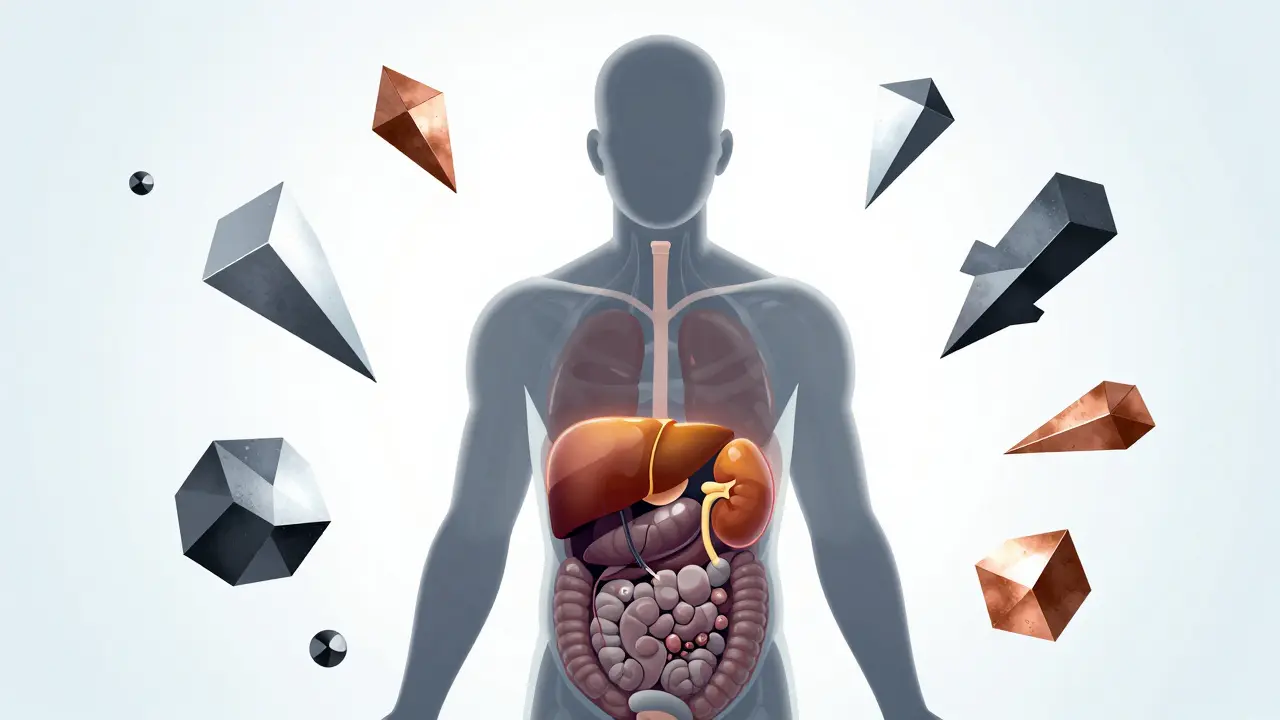 Neželezné kovy v těle: Jak se odstraňují a proč je to důležité pro detoxikaci