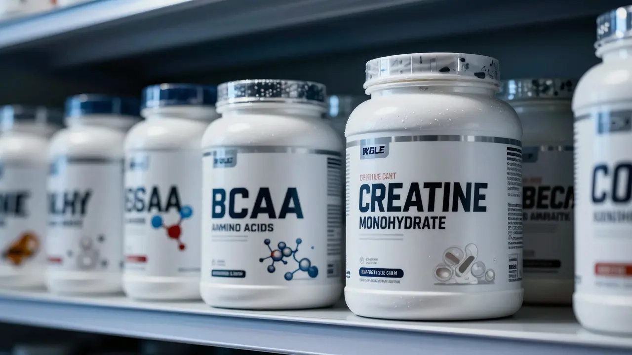 BCAA nebo kreatin? Který doplněk vám opravdu posune výkon