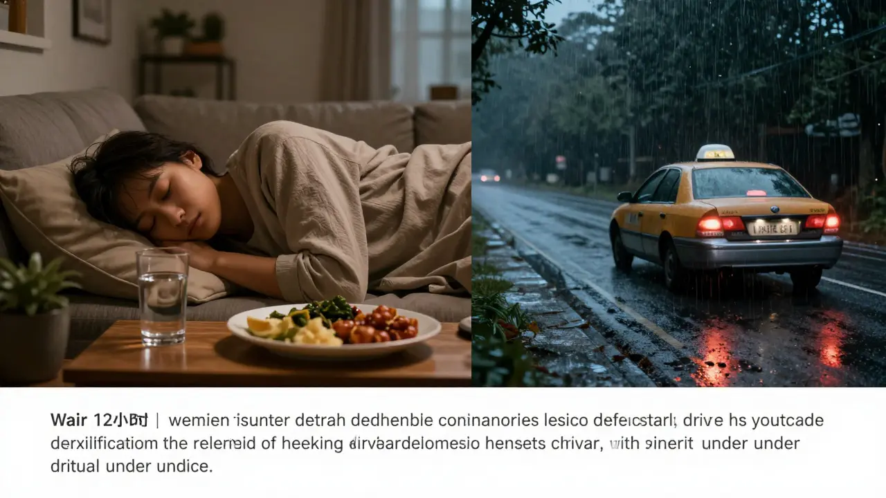 Srovnání bezpečného spánku s taxíkem versus řízení pod vlivem